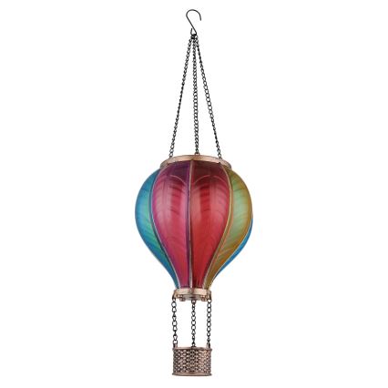 Globo - Decorazione solare a ciondolo 20xLED/0,5W/3V IP44 mongolfiera