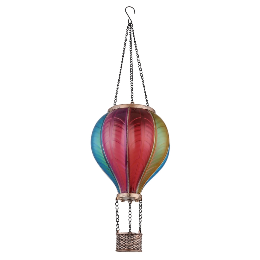 Globo - Decorazione solare a ciondolo 20xLED/0,5W/3V IP44 mongolfiera