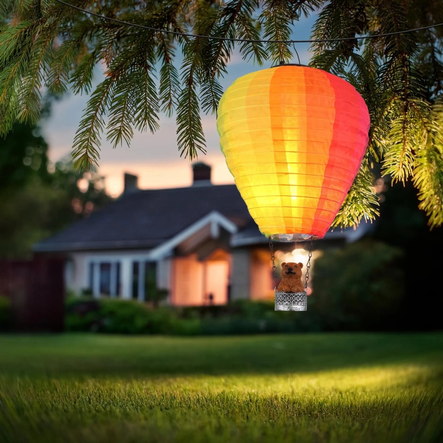 Globo - LED Decorazione solare a ciondolo 24xLED/0,06W/3V IP44 mongolfiera