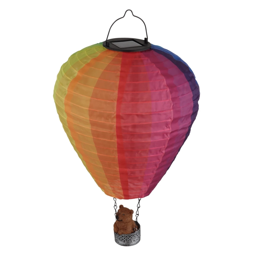 Globo - LED Decorazione solare a ciondolo 24xLED/0,06W/3V IP44 mongolfiera