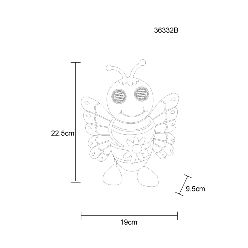 Globo - Lampada solare LED 104xLED/3V IP44 300 mAh Ape