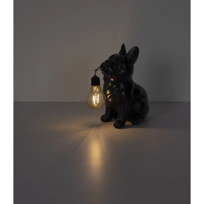 Globo - Lampada solare a LED 3V IP44 300 mAh, cane nero