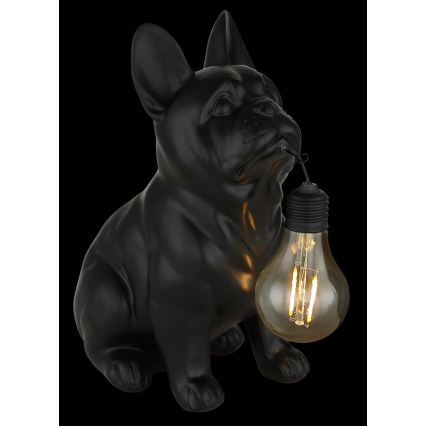 Globo - Lampada solare a LED 3V IP44 300 mAh, cane nero