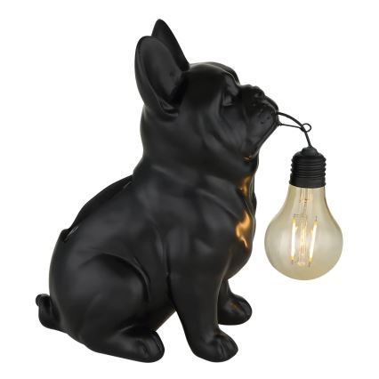 Globo - Lampada solare a LED 3V IP44 300 mAh, cane nero