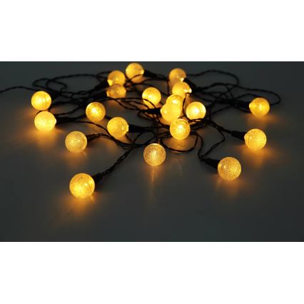 Globo - LED RGB Solare catena 20xLED/0,06W/3V 770 cm IP44