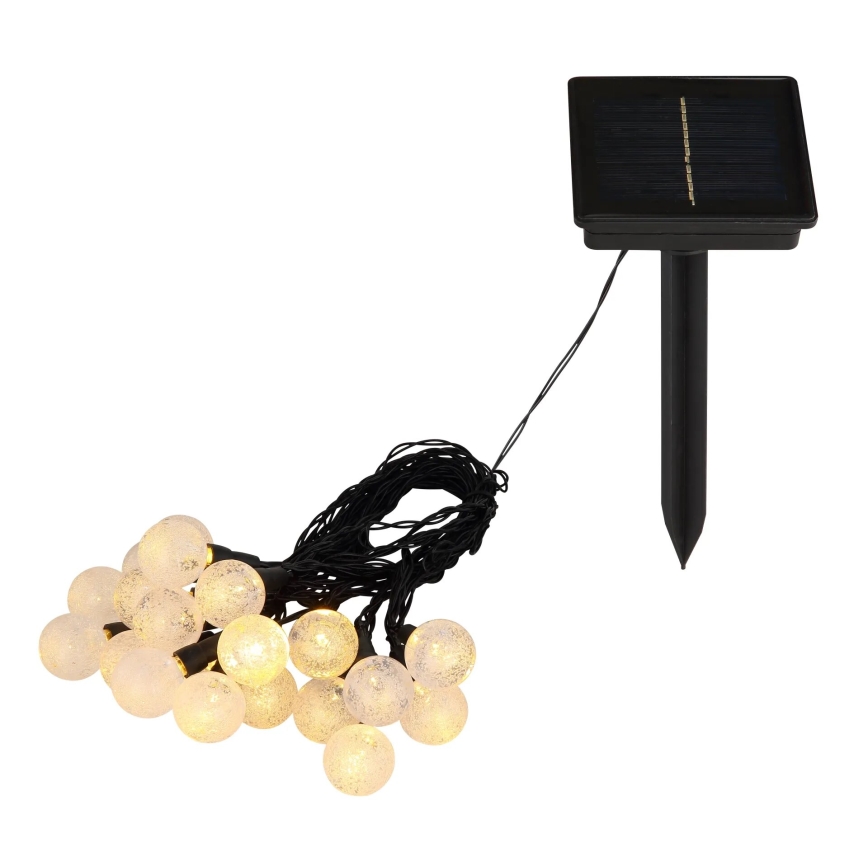 Globo - LED RGB Solare catena 20xLED/0,06W/3V 770 cm IP44