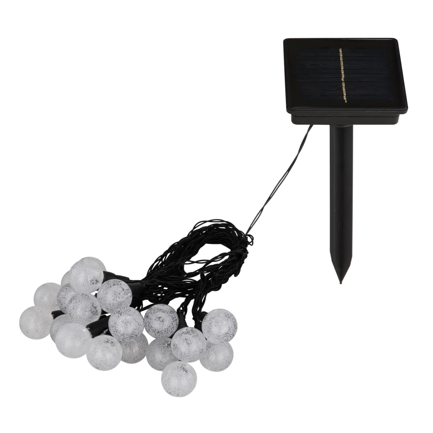 Globo - LED RGB Solare catena 20xLED/0,06W/3V 770 cm IP44
