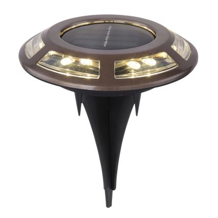 Globo - SET 2x Lampada LED solare LED/0,72W/3V 3200K IP44 300 mAh