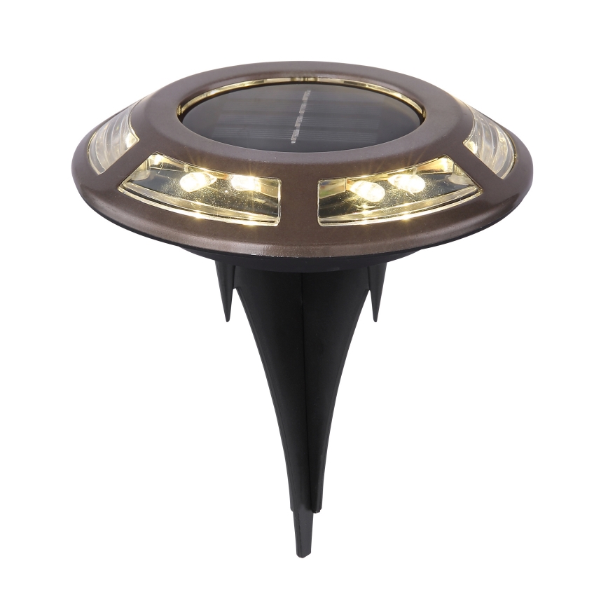 Globo - SET 2x Lampada LED solare LED/0,72W/3V 3200K IP44 300 mAh