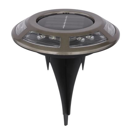 Globo - SET 2x Lampada LED solare LED/0,72W/3V 3200K IP44 300 mAh