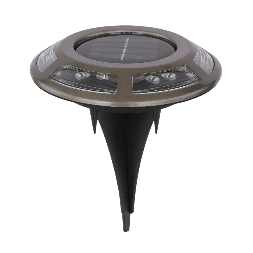 Globo - SET 2x Lampada LED solare LED/0,72W/3V 3200K IP44 300 mAh