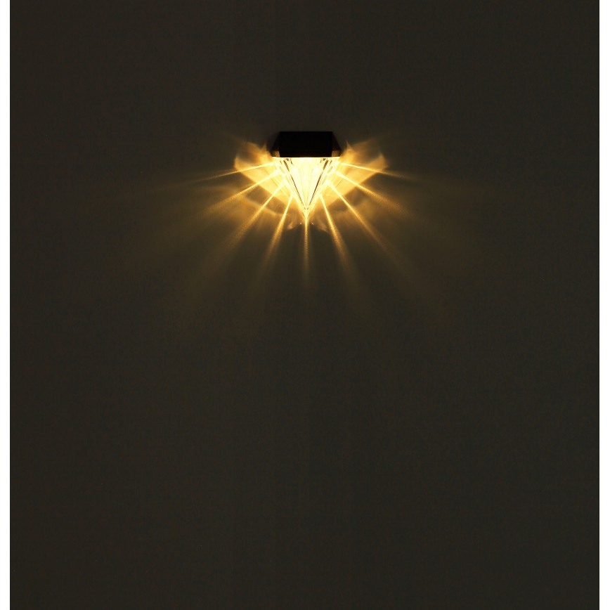 Globo - SET 2x Applique a LED solare LED/0,5W/3V IP44 600 mAh