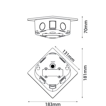 Globo - Lampada LED solare LED/0,5W/3,2V IP54