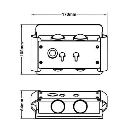 Globo - Lampada solare LED LED/1W/3,2V 3000K IP54