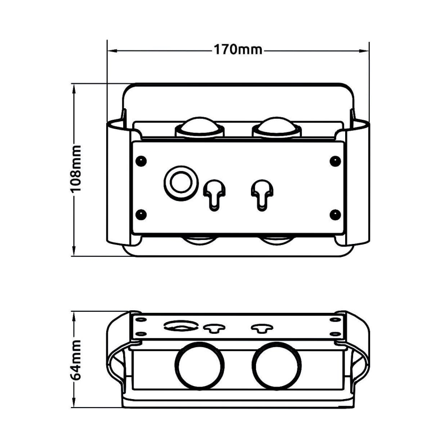 Globo - Lampada solare LED LED/1W/3,2V 3000K IP54
