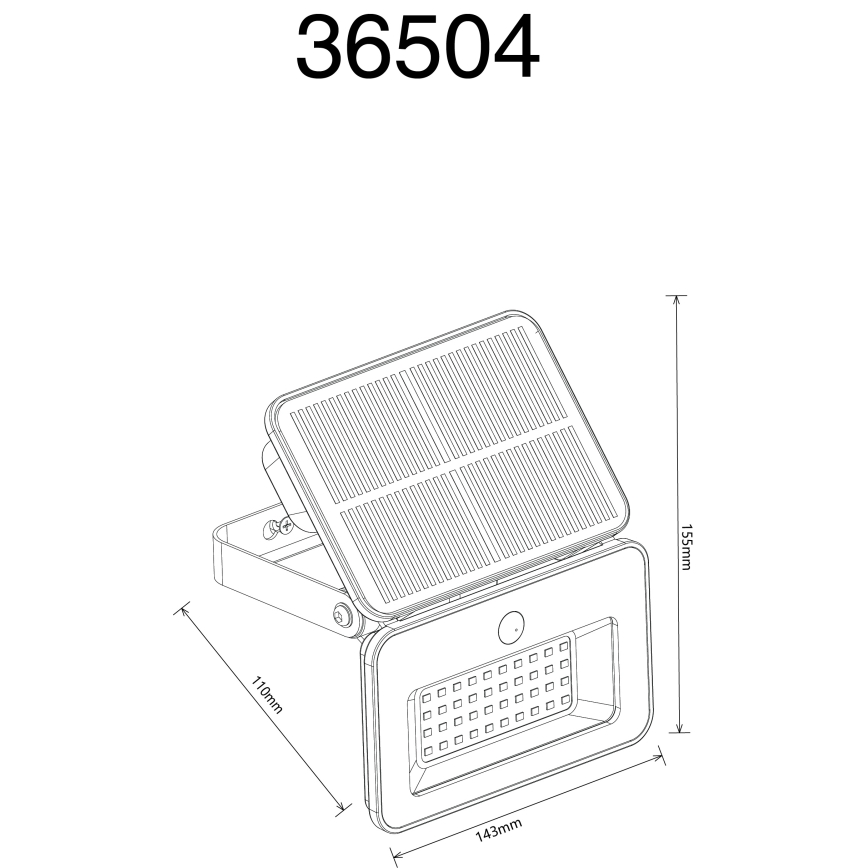 Globo - Lampada solare dimmerabile a LED con sensore LED/8W/5V 3000/4000/6500K IP65 2200 mAh