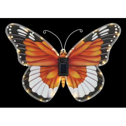 Globo - Lampada solare a LED LED/3V IP44 200 mAh farfalla
