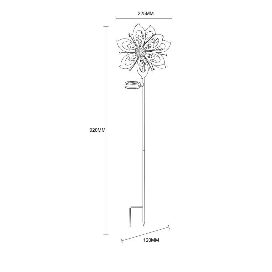 Globo - LED Solare decorazione LED/0,06W/3,2V IP44