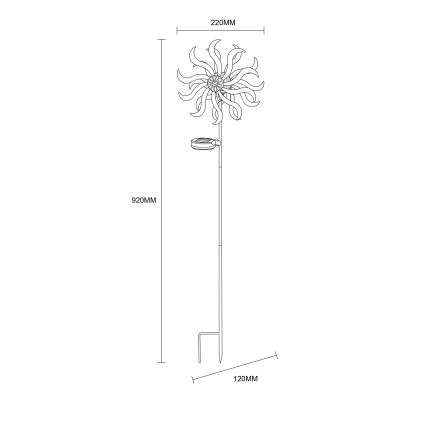 Globo - LED Solare decorazione LED/0,06W/3,2V IP44