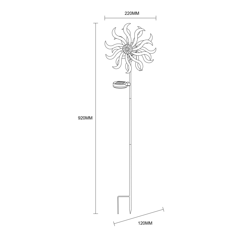Globo - LED Solare decorazione LED/0,06W/3,2V IP44