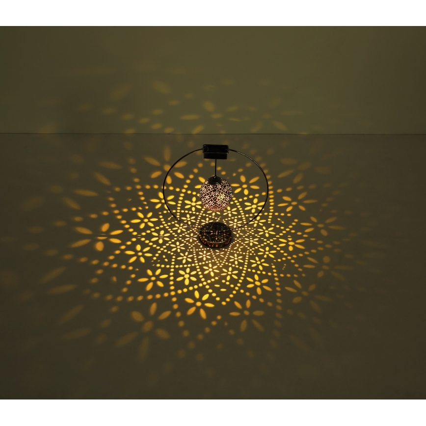 Globo - Lampada LED solare LED/0,06W/1,2V argento IP44