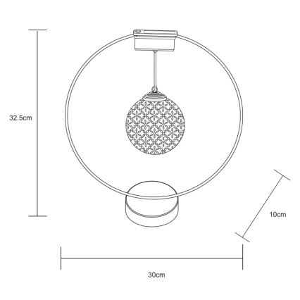 Globo - Lampada LED solare LED/0,06W/1,2V argento IP44