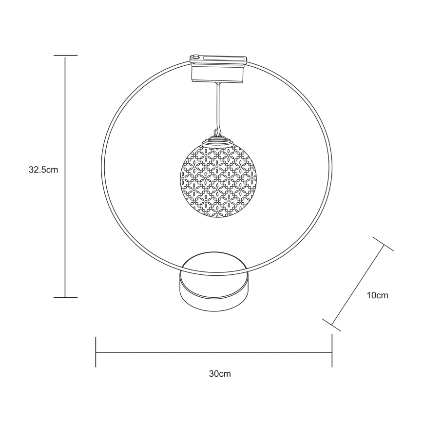 Globo - Lampada LED solare LED/0,06W/1,2V argento IP44