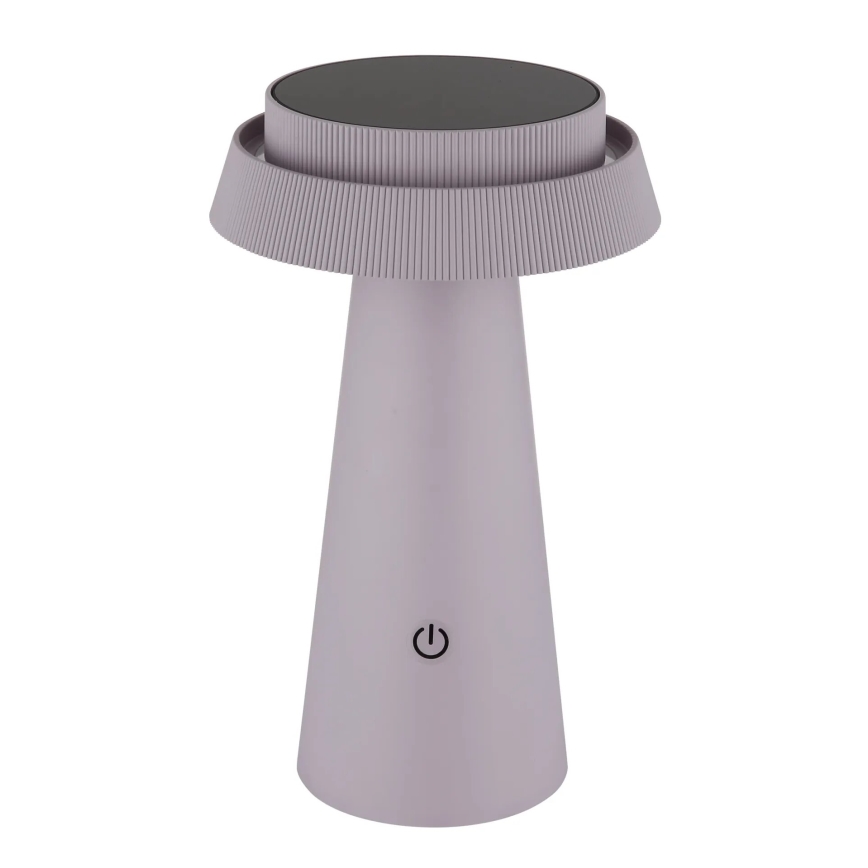 Globo - Lampada solare touch LED Dimmerabile LED/4W/3,7W IP54 rosa