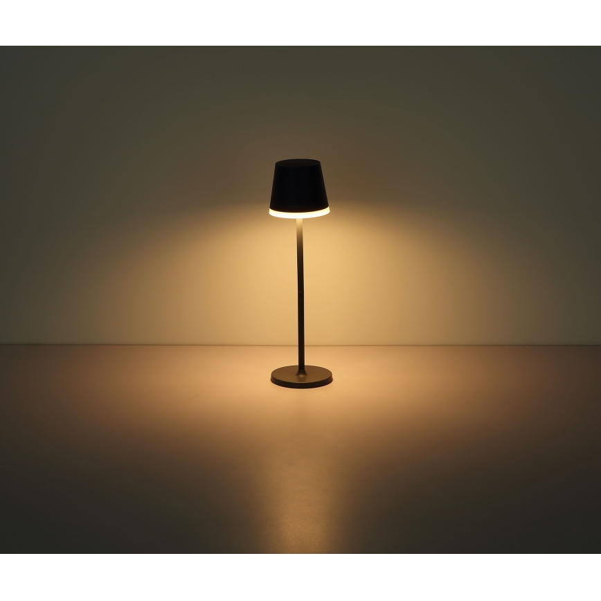 Globo - Lampada LED solare LED/0,6W/3V 3000K IP44 1200 mAh antracite