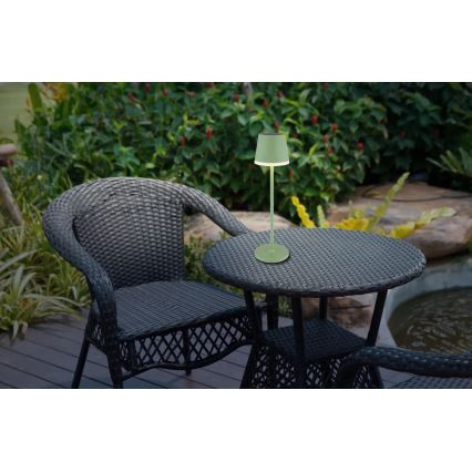 Globo - Lampada LED solare LED/0,06W/3V 3000K IP44 verde
