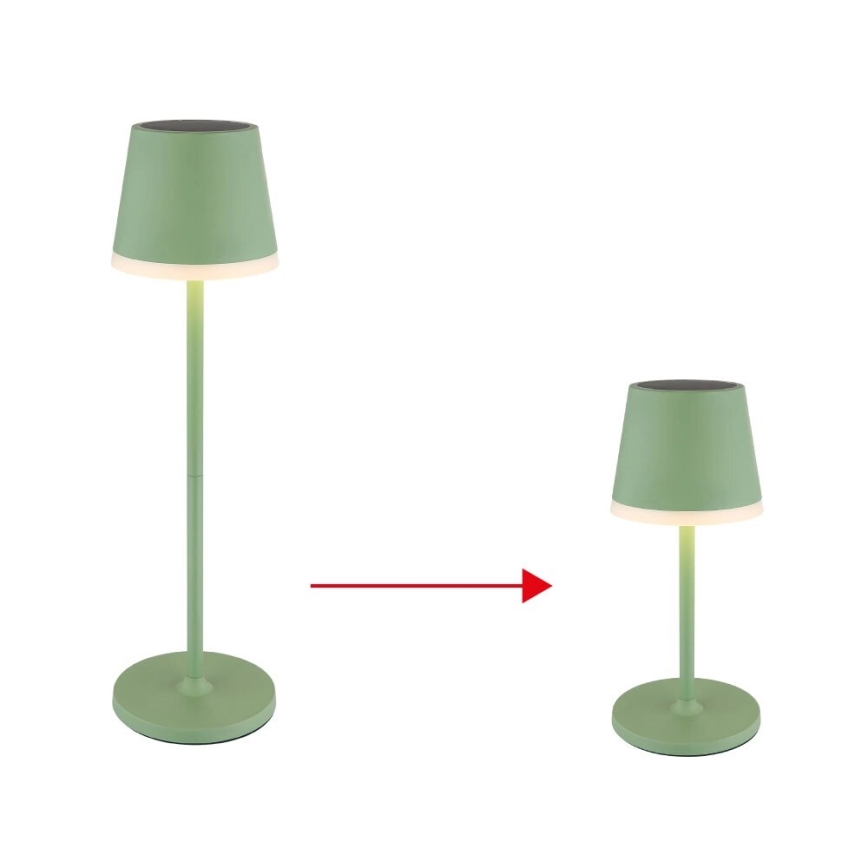 Globo - Lampada LED solare LED/0,06W/3V 3000K IP44 verde