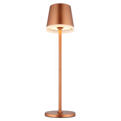 Globo - Lampada LED solare LED/0,6W/3V 3000K IP44 rame