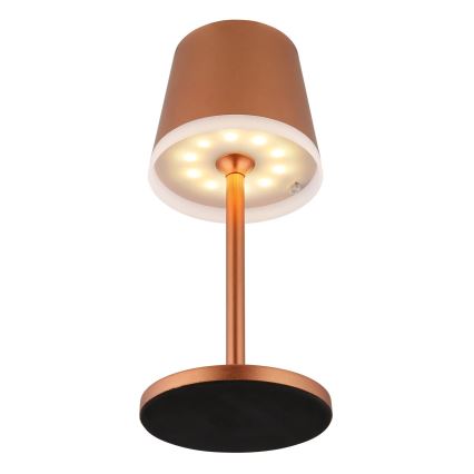 Globo - Lampada LED solare LED/0,6W/3V 3000K IP44 rame