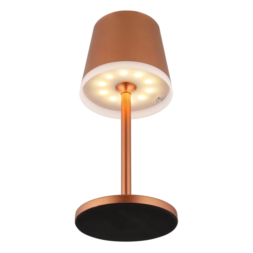 Globo - Lampada LED solare LED/0,6W/3V 3000K IP44 rame