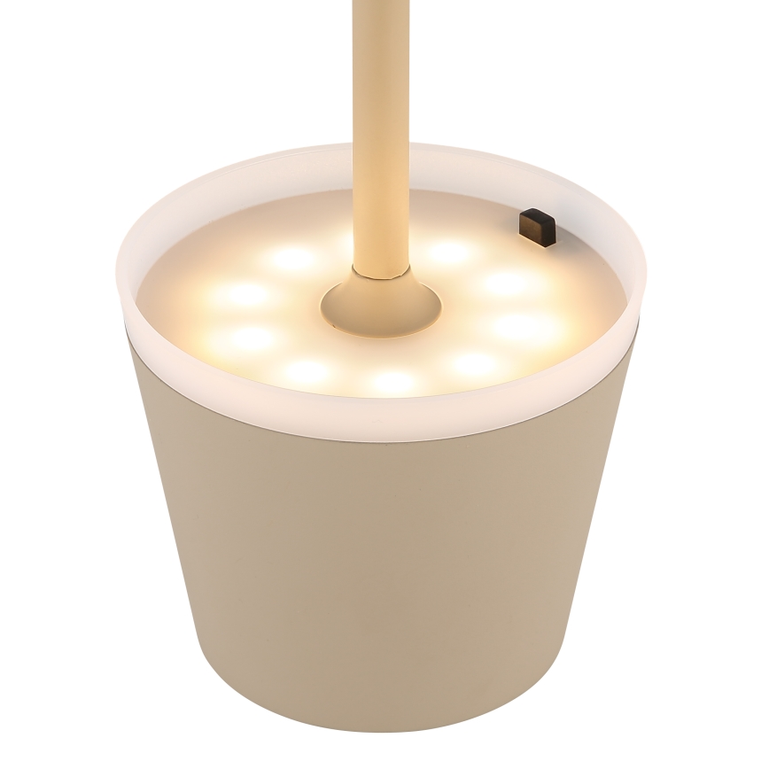 Globo - Lampada LED solare LED/0,6W/3V 3000K IP44 1200 mAh beige