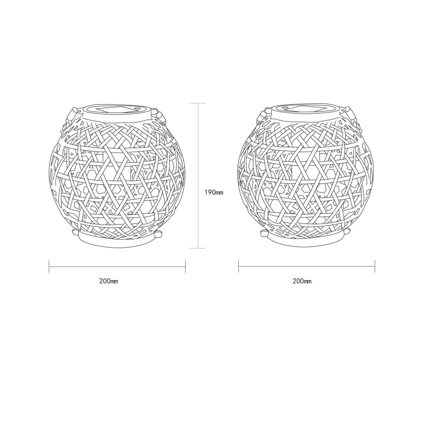 Globo - Lampada LED solare LED/0,02W/3V IP44