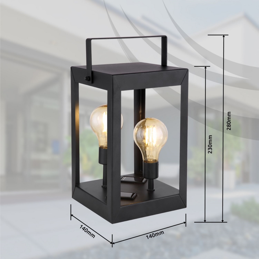 Globo - Lampada solare LED 2xLED/0,06W/3V IP44