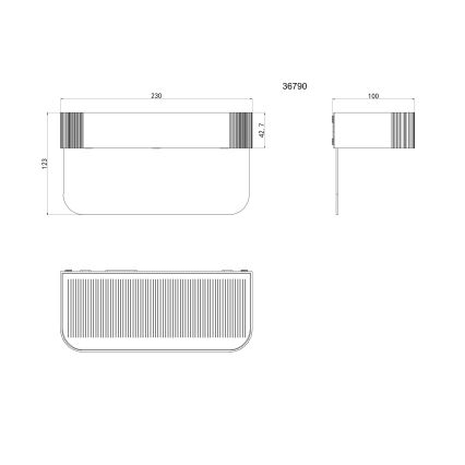 Globo - Numero civico solare a LED LED/6W/3,7V IP54 1800 mAh