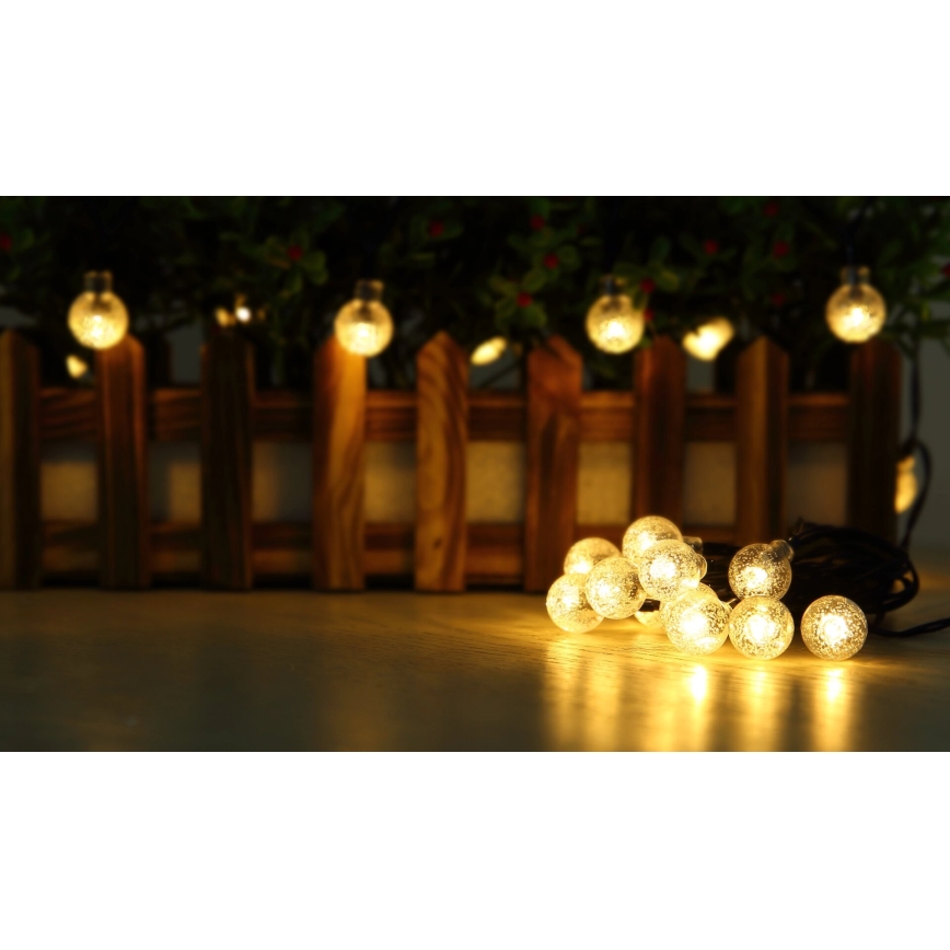 Globo - Catena LED solare 20xLED/0,06W/3,2V 285 cm IP44 600 mAh
