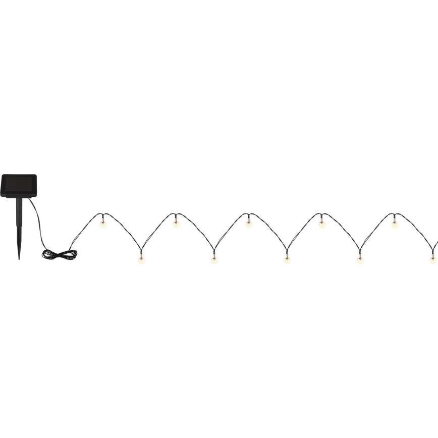 Globo - Catena LED solare 20xLED/0,06W/3,2V 285 cm IP44 600 mAh