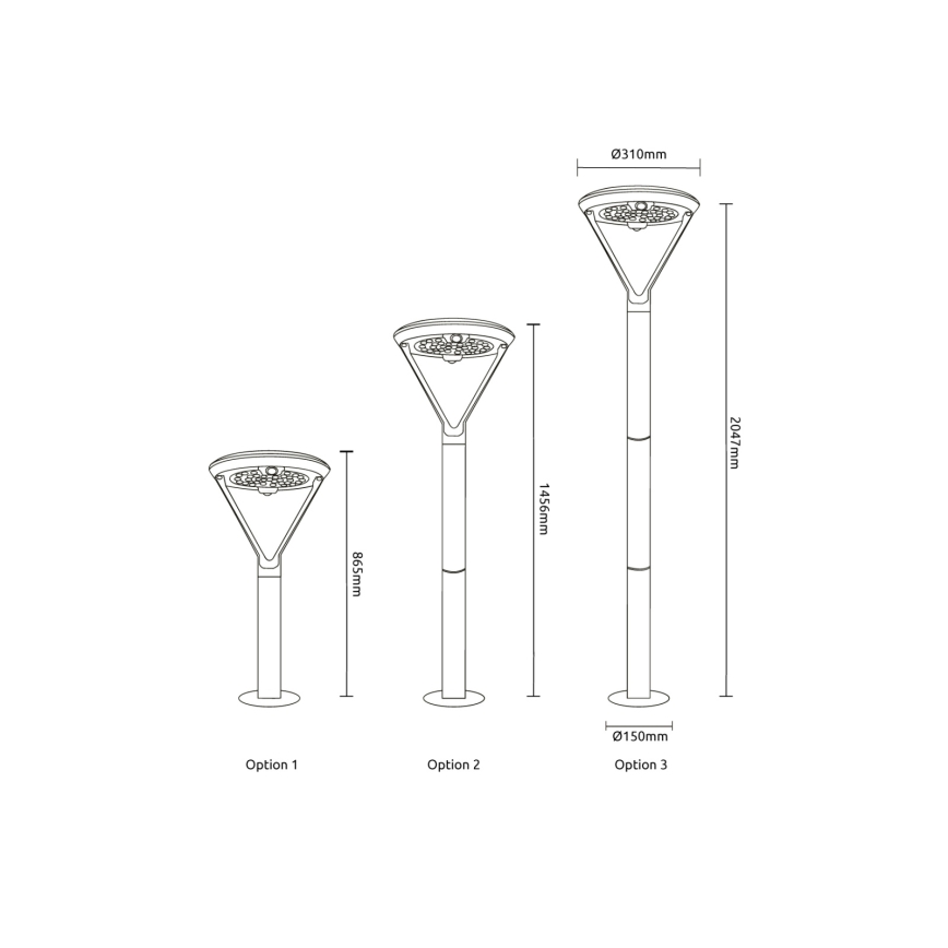 Globo - LED Lampada solare LED/18W/3,7V 8000 mAh IP54