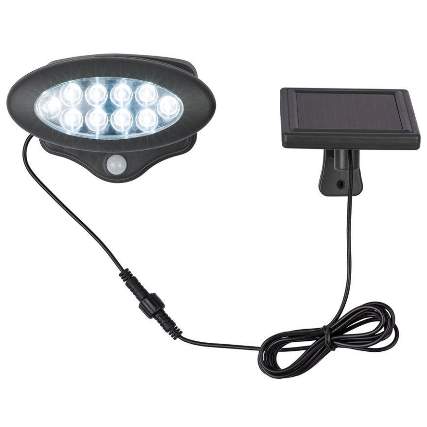 Globo 3722S - Applique a LED solare con sensore LED/0,6W/Ni-Mh 1,2V