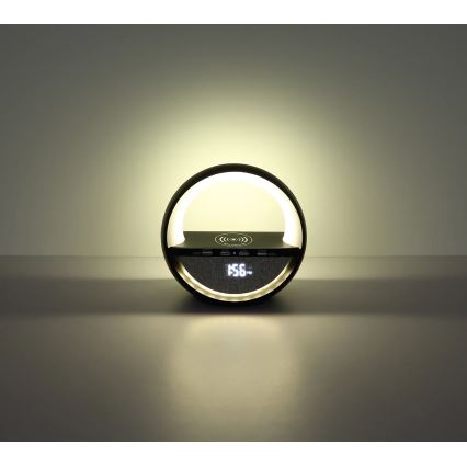 Globo - Lampada da tavolo ricaricabile LED RGB a sfioramento con altoparlante LED/3,5W/5V 1800 mAh