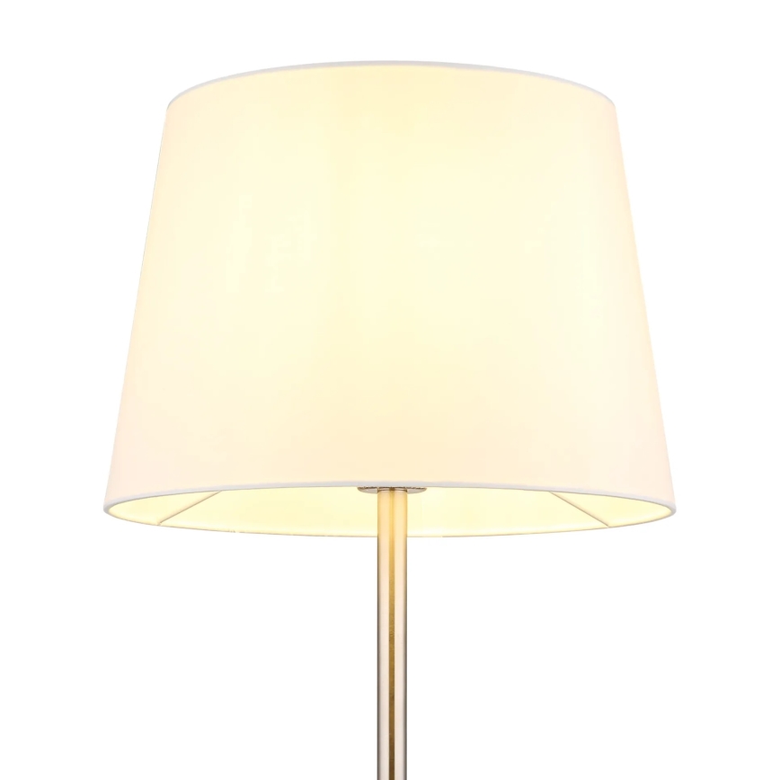 Globo - Lampada da terra 1xE27/40W/230V bianco/cromo opaco