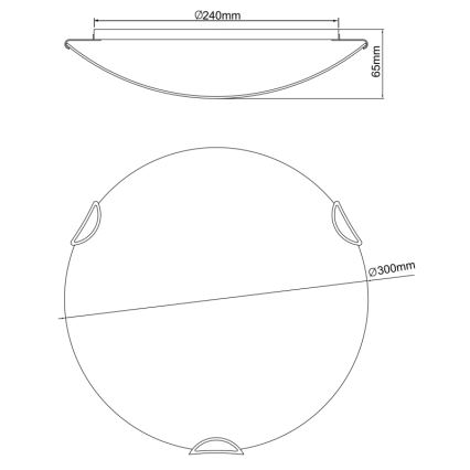 Globo - Plafoniera per bambini 2xE27ILLU/60W/230V