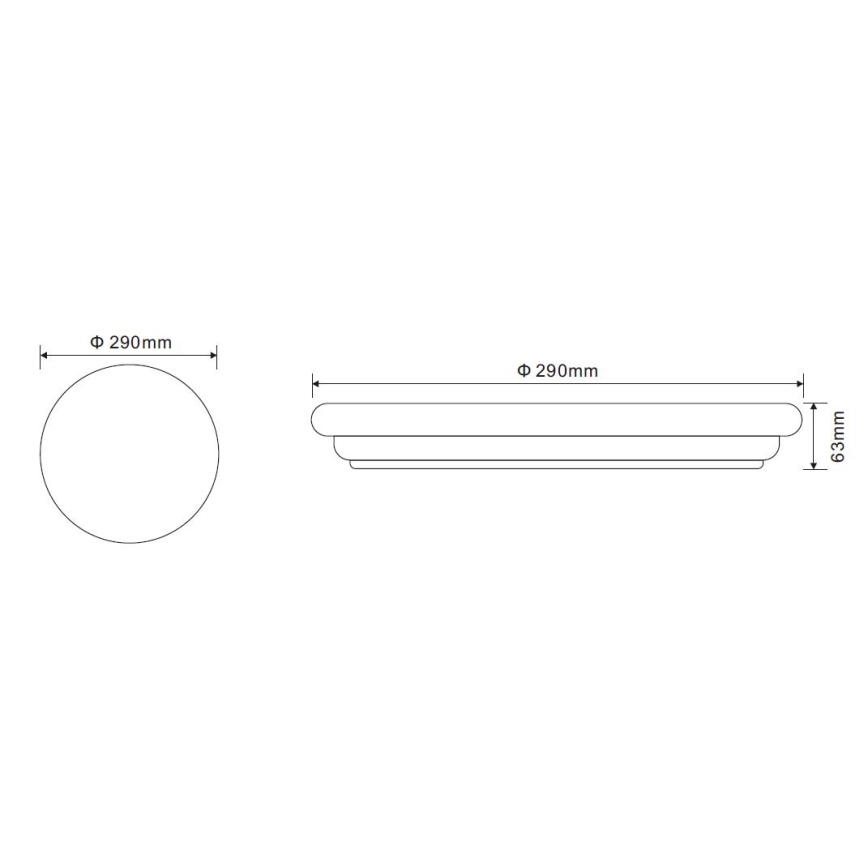 Globo - Plafoniera LED/20W/230V