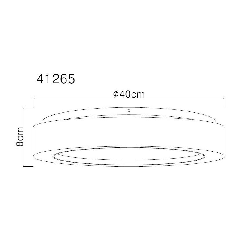 Globo - Plafoniera LED LED/24W/230V diametro 40 cm 3000K bianco
