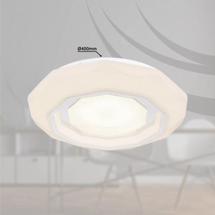 Globo - Plafoniera LED dimmerabile LED/24W/230V 2700-6500K + telecomando