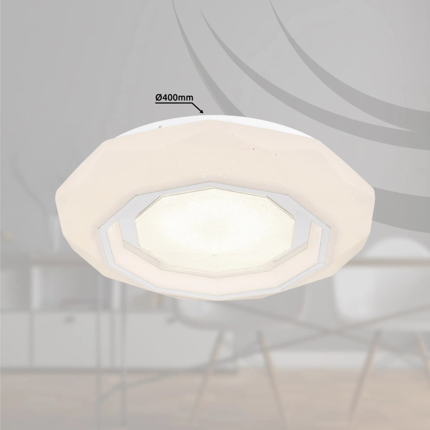 Globo - Plafoniera LED dimmerabile LED/24W/230V 2700-6500K + telecomando