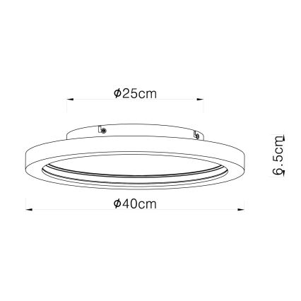 Globo - Plafoniera LED RGBW dimmerabile LED/24W/230V 2700-6000K + telecomando